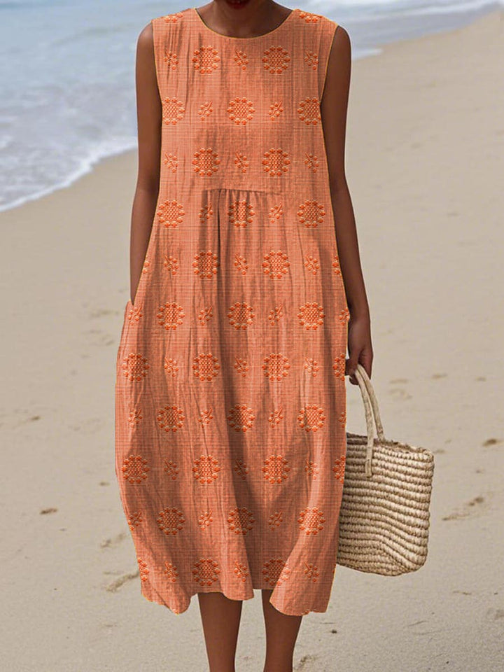 PAULA – SLEEVELESS SUMMER DRESS