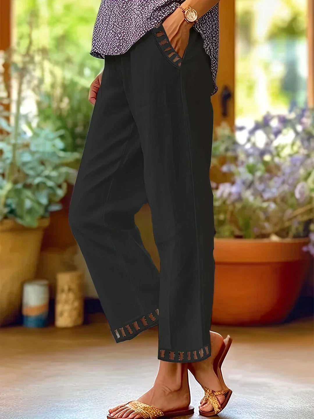 ELLEN - COTTON PANTS