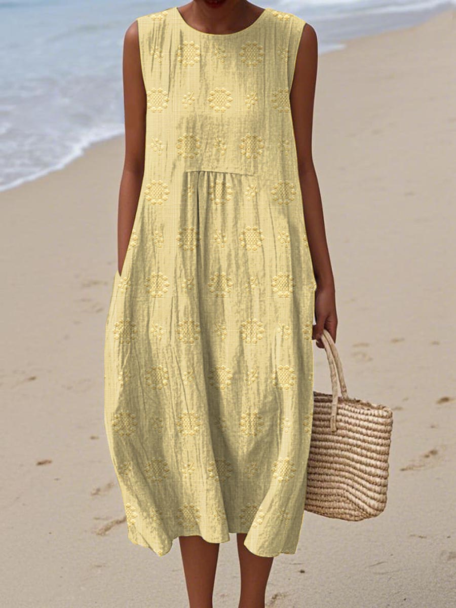 PAULA – SLEEVELESS SUMMER DRESS