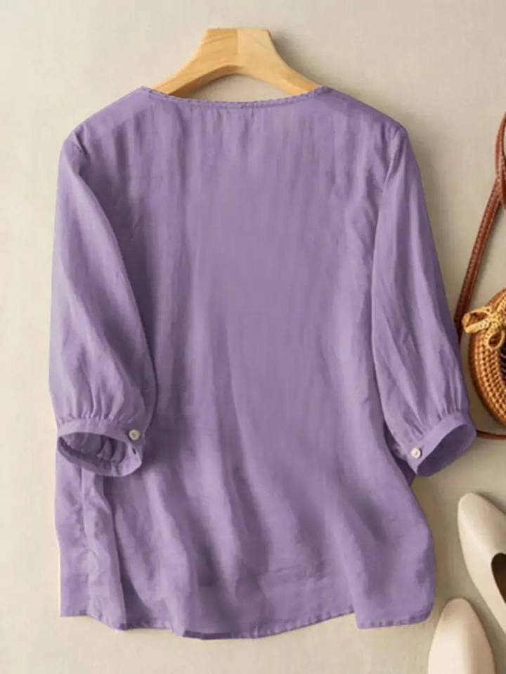 LIRA – EMBROIDERED BOHO BLOUSE