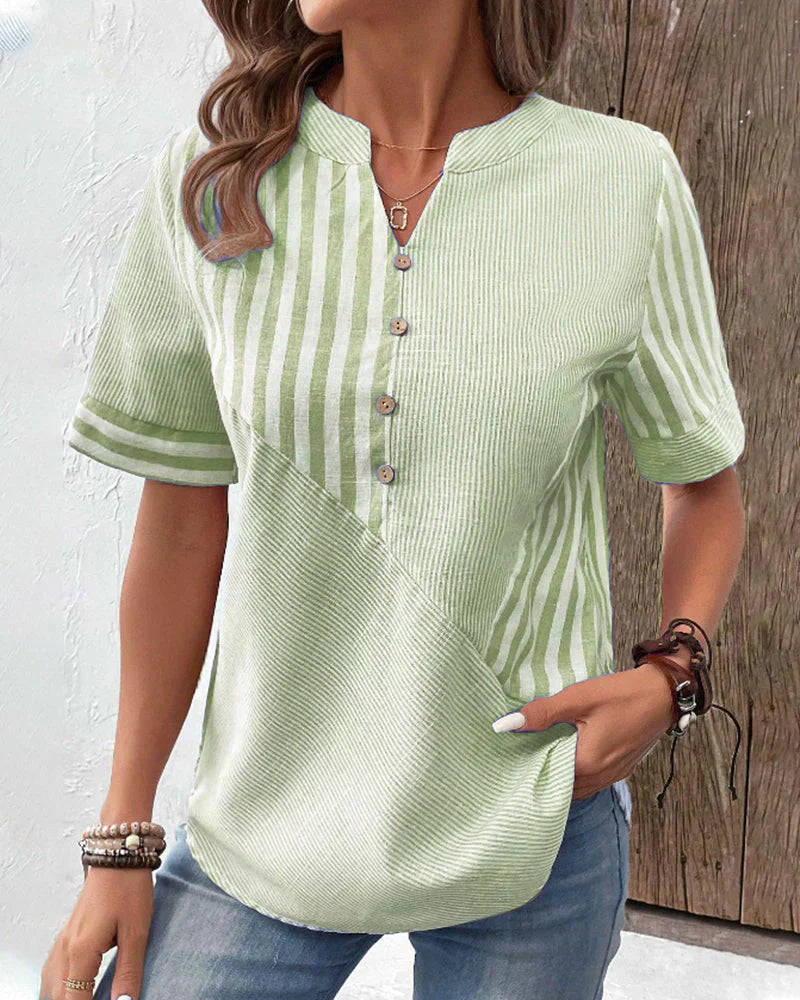 PAULA – REFINED STAPLE BLOUSE