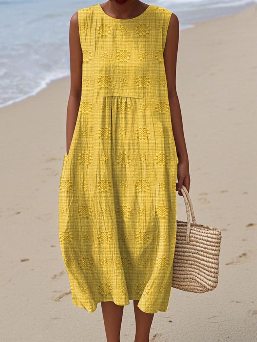 PAULA – SLEEVELESS SUMMER DRESS
