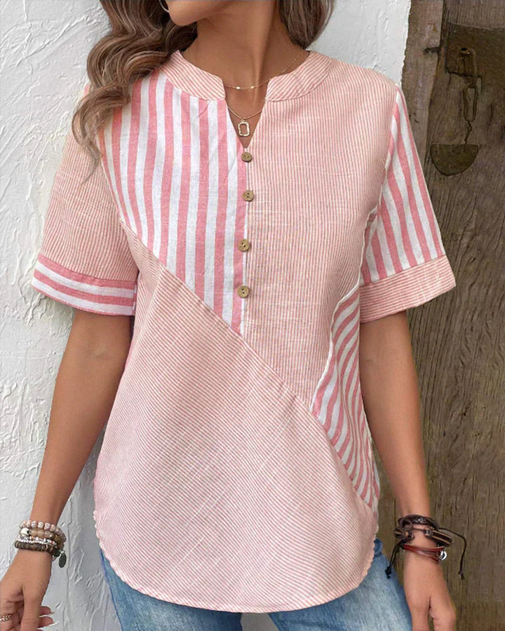 PAULA – REFINED STAPLE BLOUSE