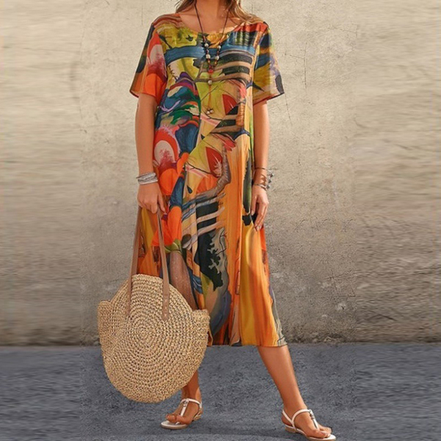 ELLA – FLOWING MIDI DRESS
