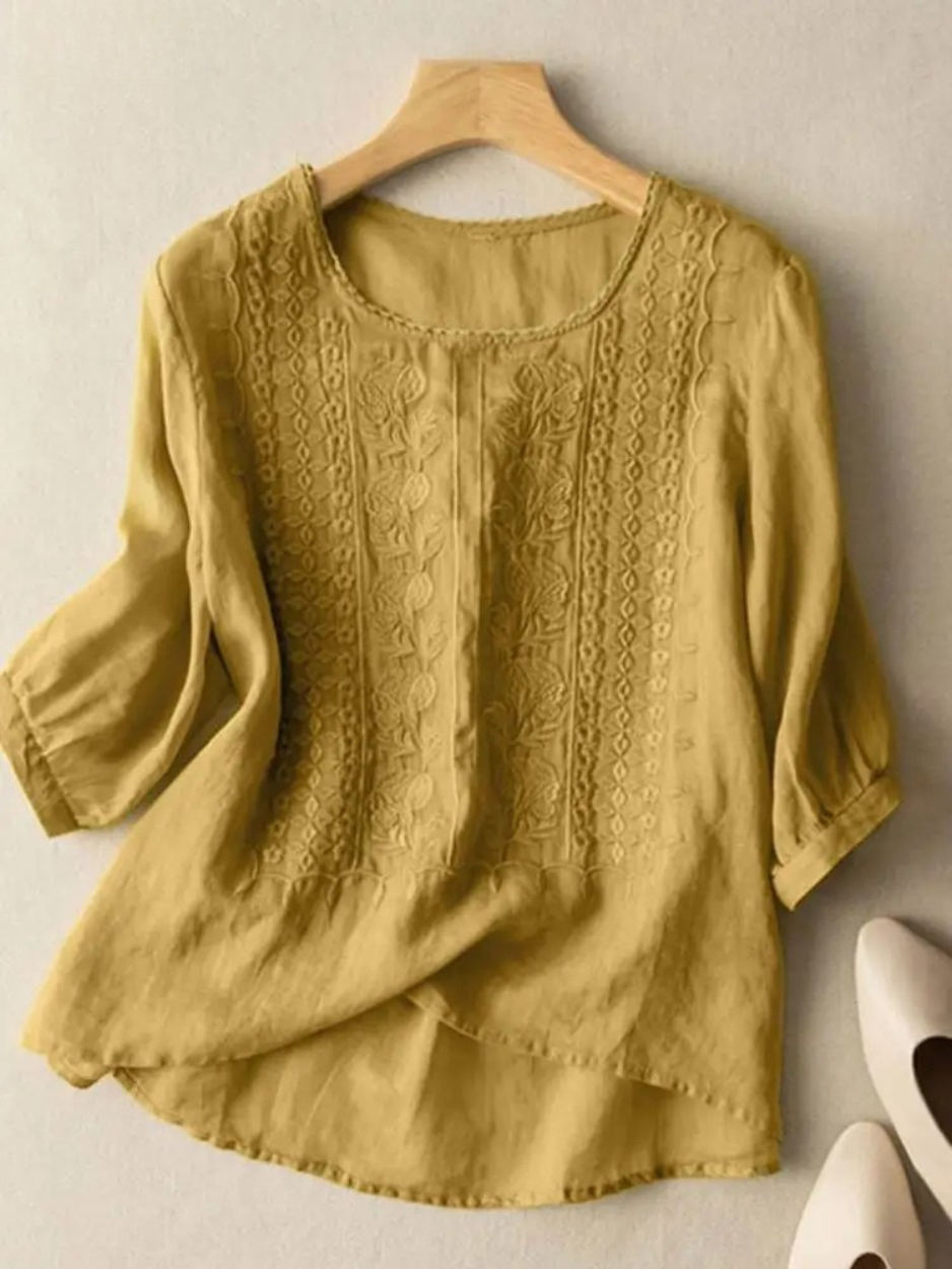 LIRA – EMBROIDERED BOHO BLOUSE