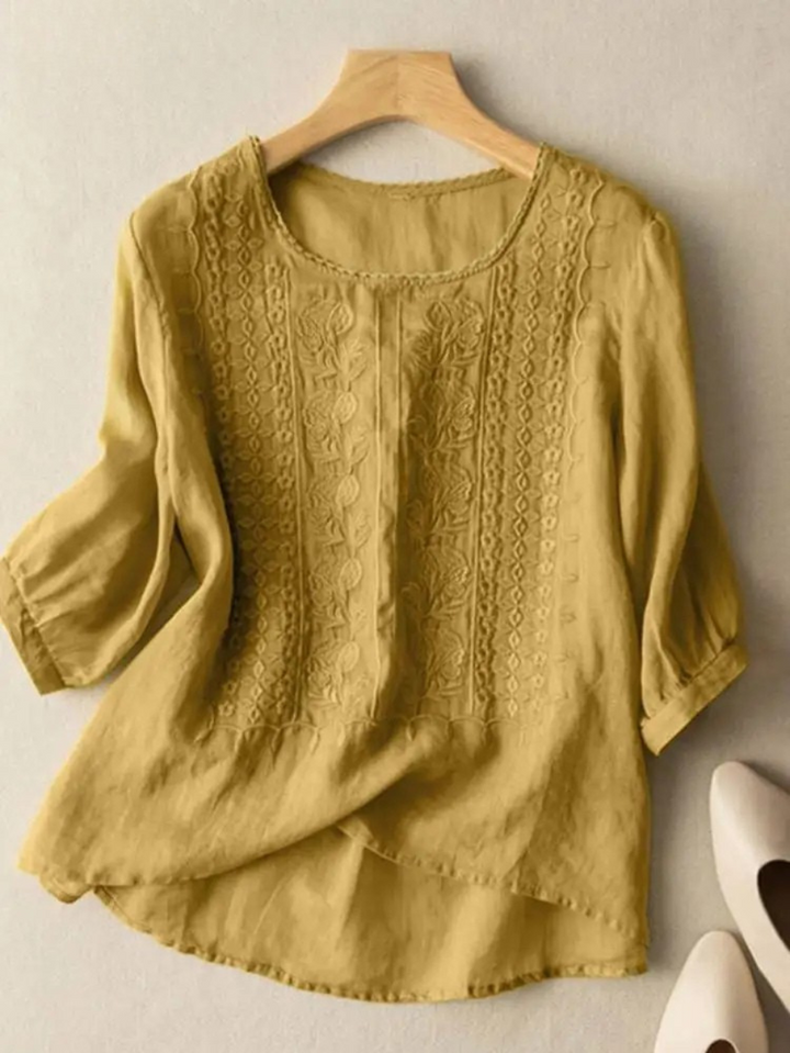 LIRA – EMBROIDERED BOHO BLOUSE