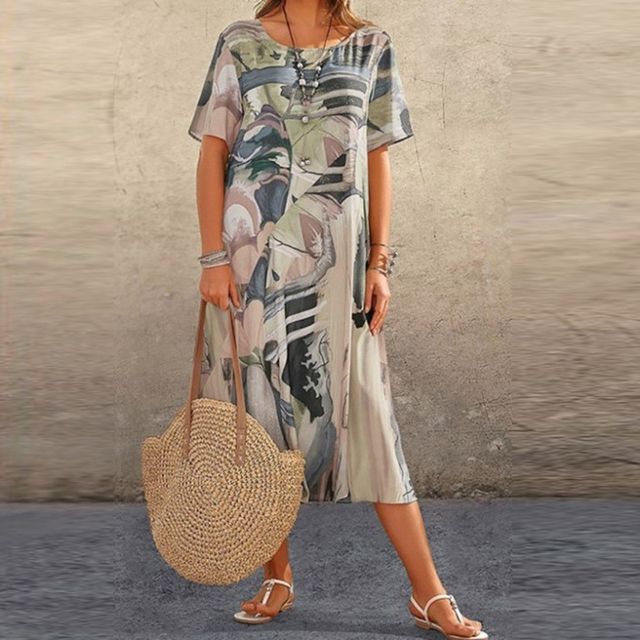 ELLA – FLOWING MIDI DRESS
