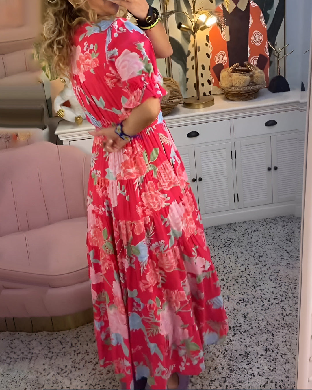 LUNA – LIGHTWEIGHT FLORAL DRESS