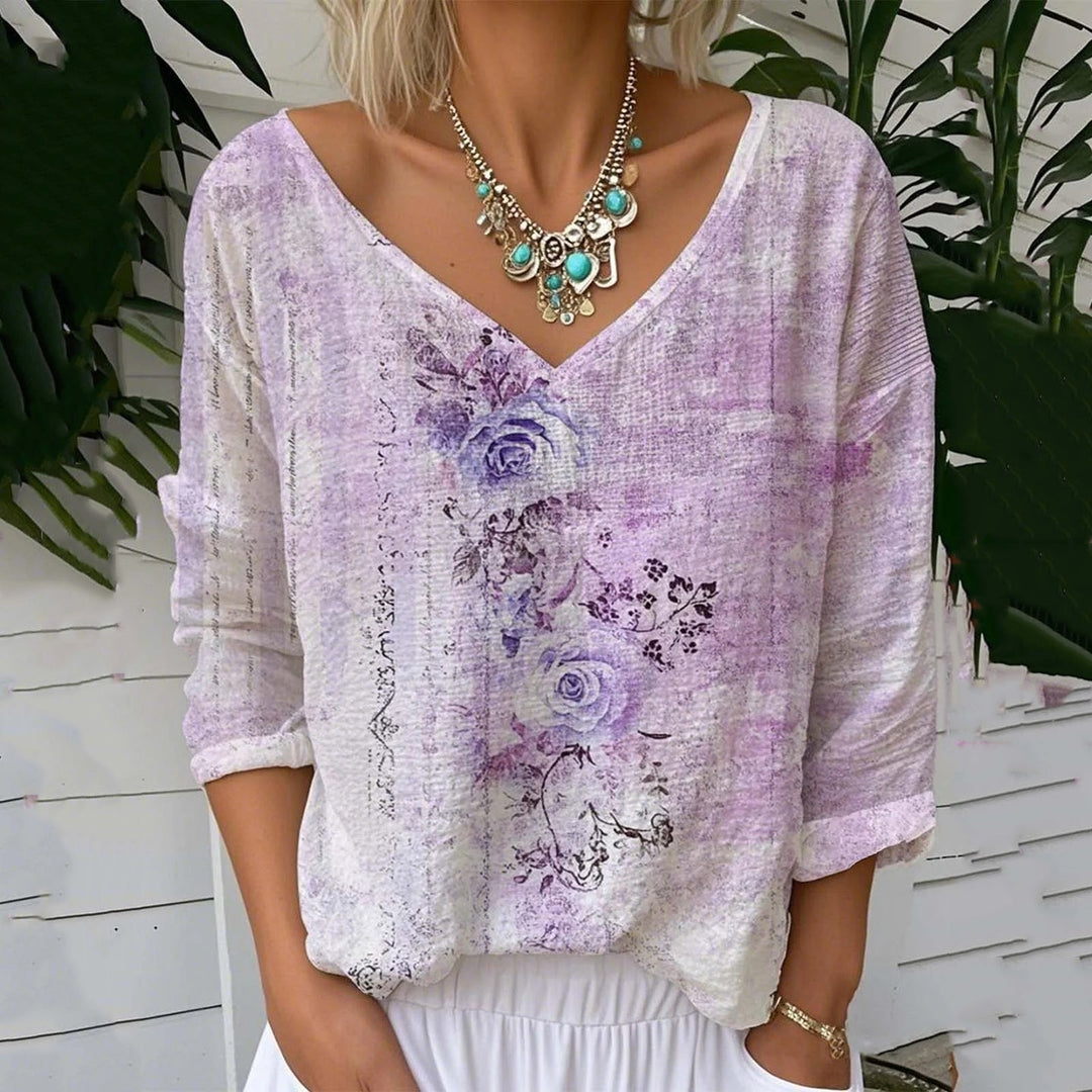 CLARA – BREATHABLE LINEN TOP