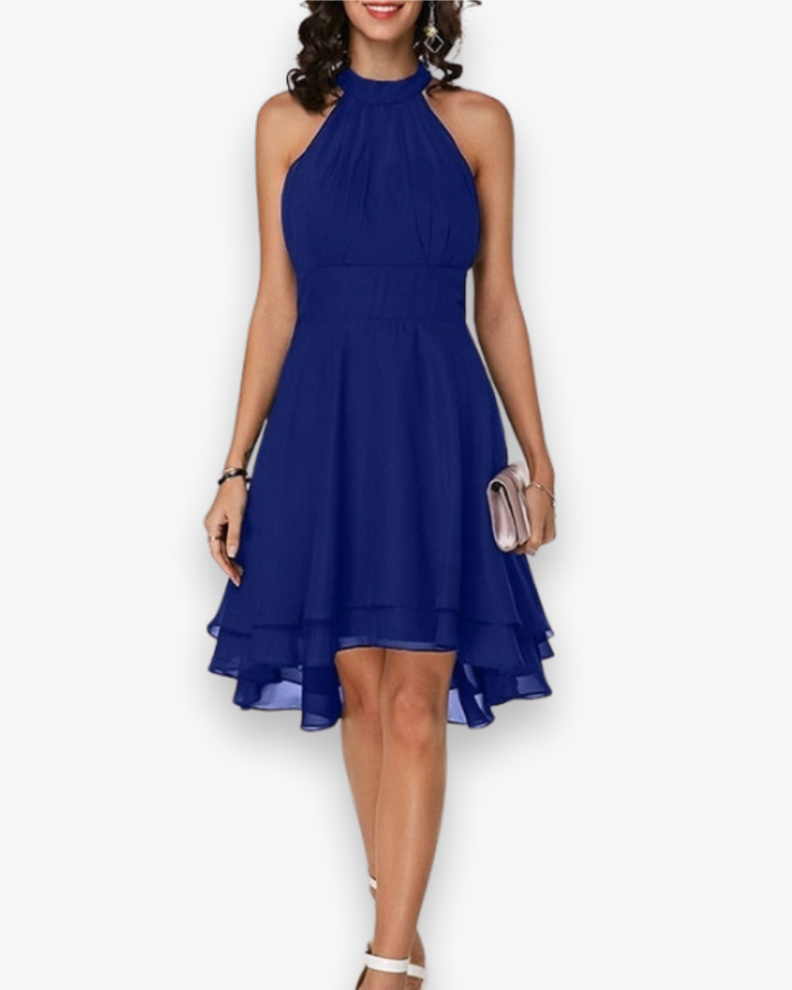 XANDRA – HIGH NECK OCCASION DRESS