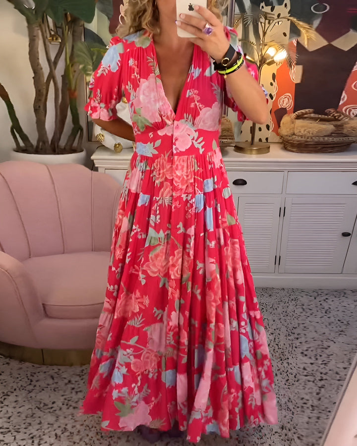 LUNA – LIGHTWEIGHT FLORAL DRESS