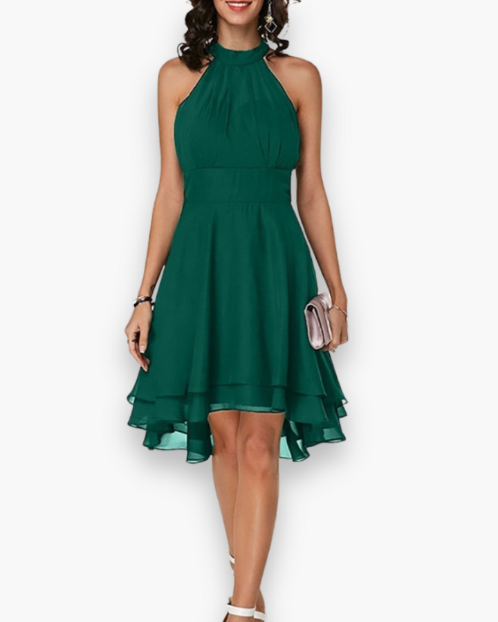 XANDRA – HIGH NECK OCCASION DRESS