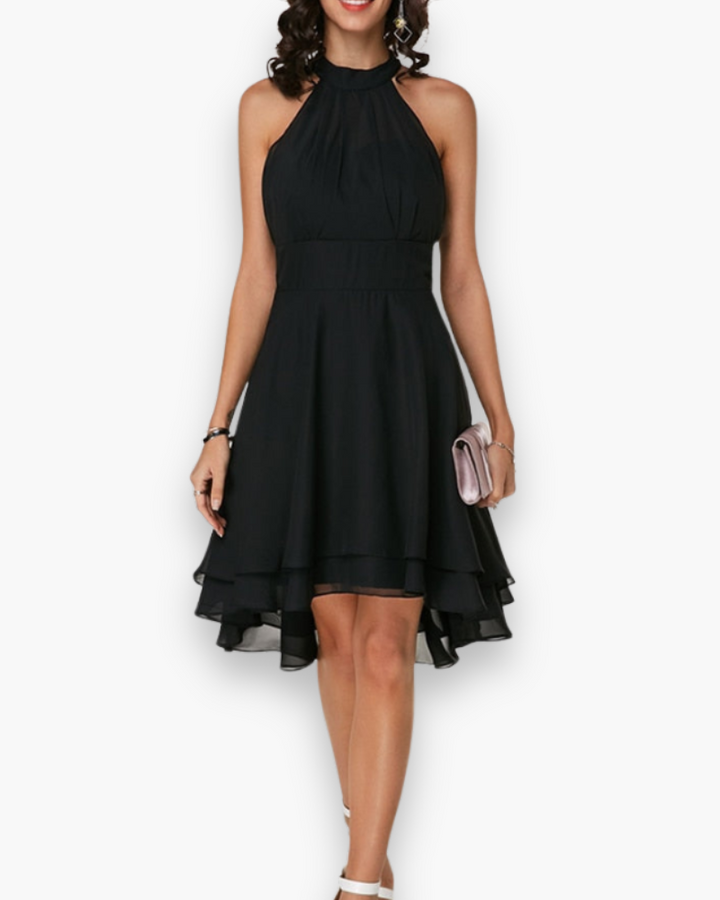 XANDRA – HIGH NECK OCCASION DRESS