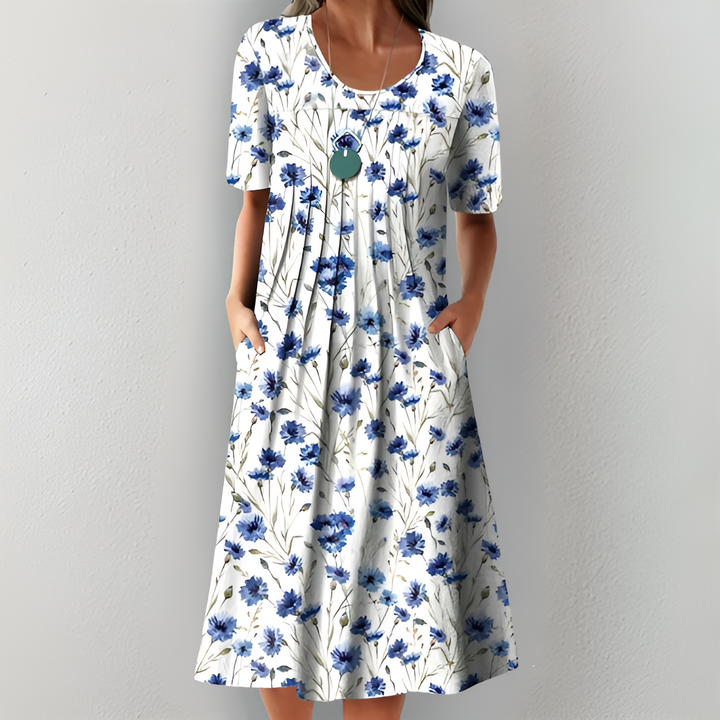 SABINE - ELEGANT PRINTED DRESS