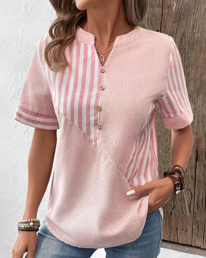 PAULA – REFINED STAPLE BLOUSE