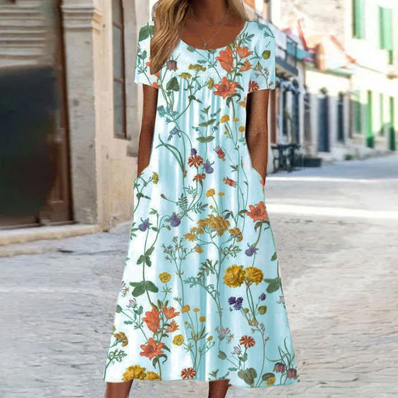 ISA – FLORAL BOHO DRESS