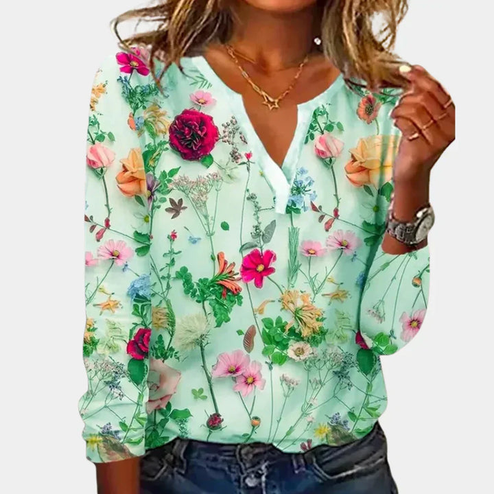 CLAIRE – LIGHT FLORAL BLOUSE
