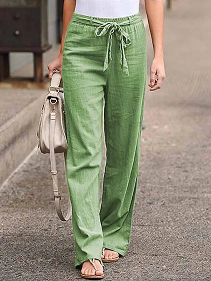 ELLA – LIGHTWEIGHT COTTON-LINEN TROUSERS