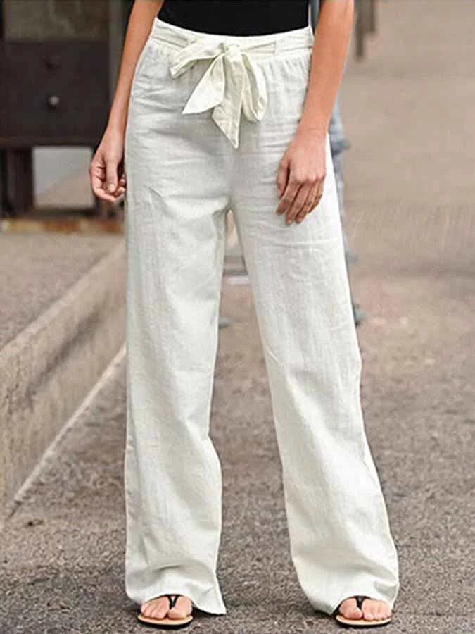 ELLA – LIGHTWEIGHT COTTON-LINEN TROUSERS