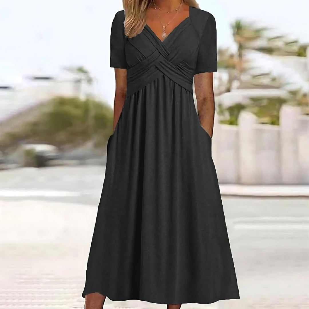 ELEANOR – MID-LENGTH STAPLE DRESS