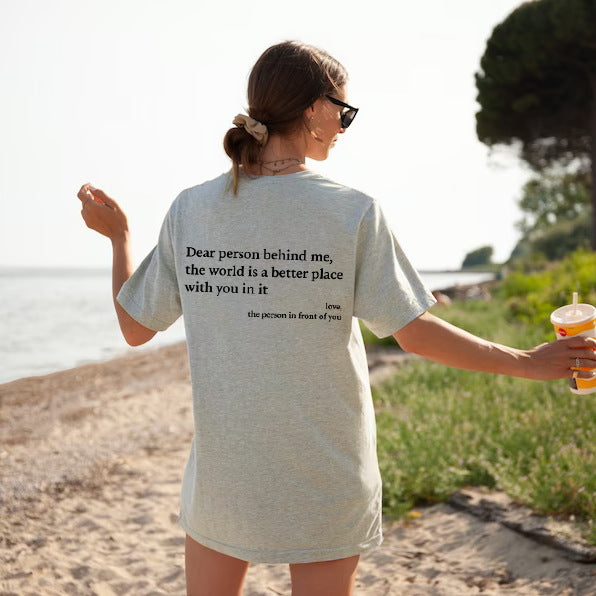 EMILIA – UPLIFTING MESSAGE TEE