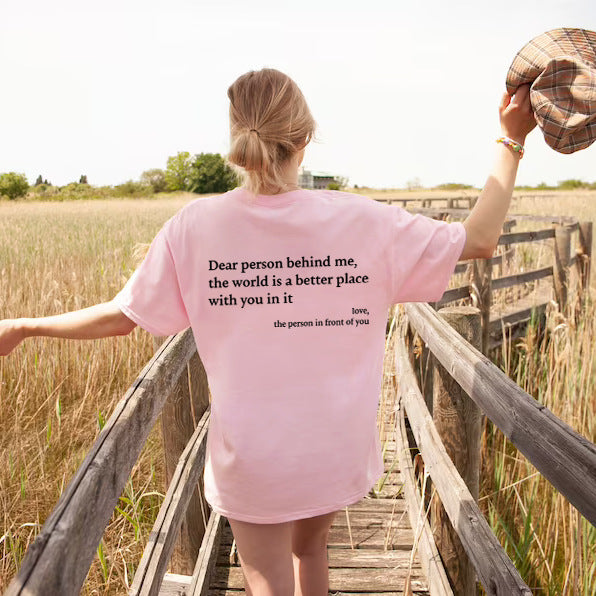 EMILIA – UPLIFTING MESSAGE TEE