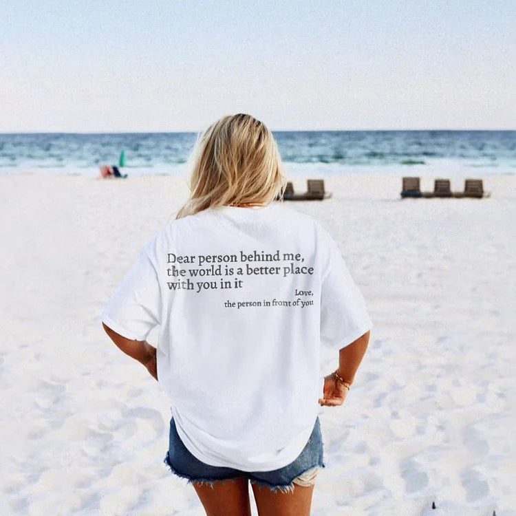 EMILIA – UPLIFTING MESSAGE TEE