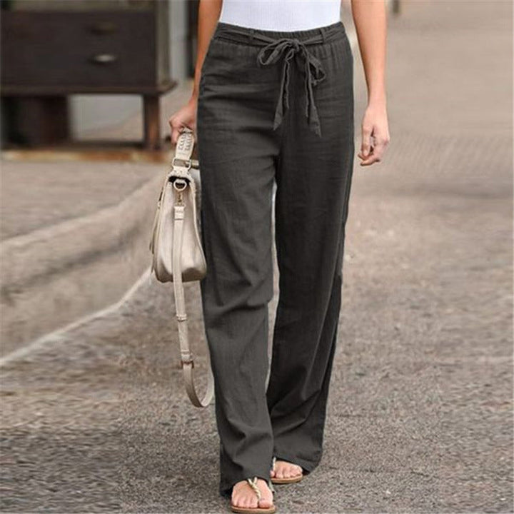 ELLA – LIGHTWEIGHT COTTON-LINEN TROUSERS
