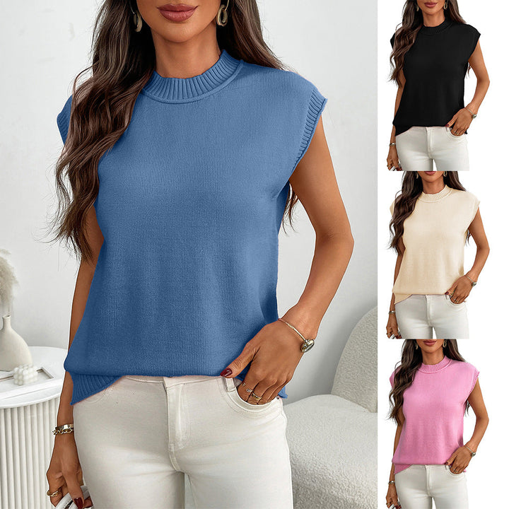 LIANA – SLEEVELESS TEXTURED TOP