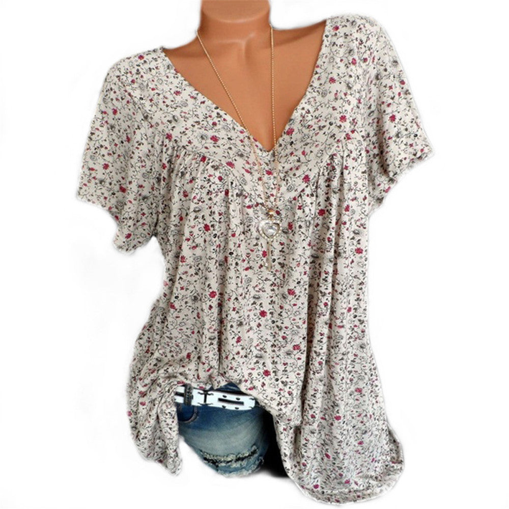 AMELIE – RELAXED FLORAL BLOUSE