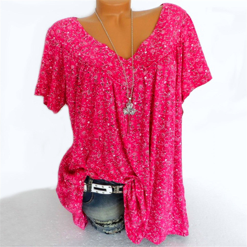 AMELIE – RELAXED FLORAL BLOUSE