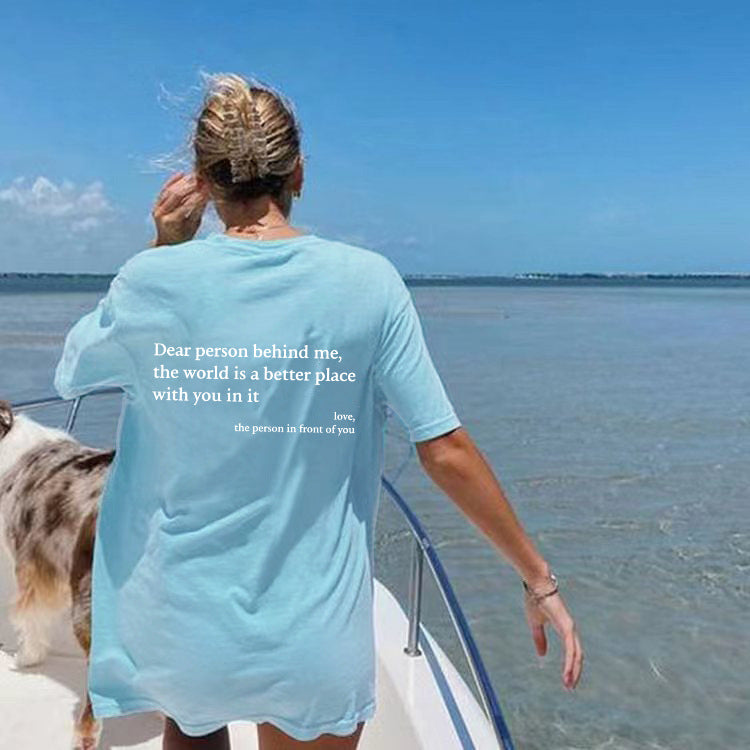 EMILIA – UPLIFTING MESSAGE TEE