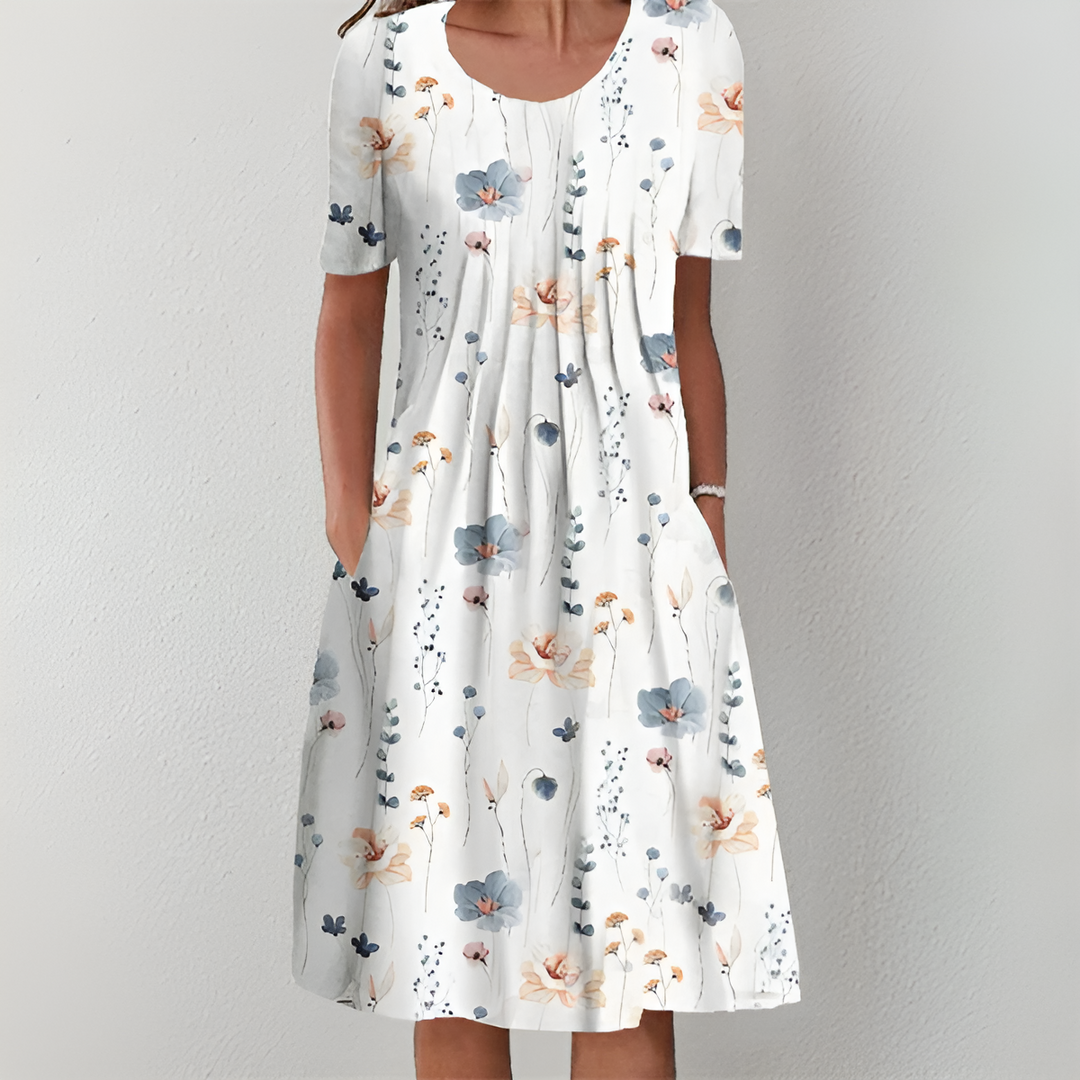 CHLOE – FLORAL MIDI DRESS