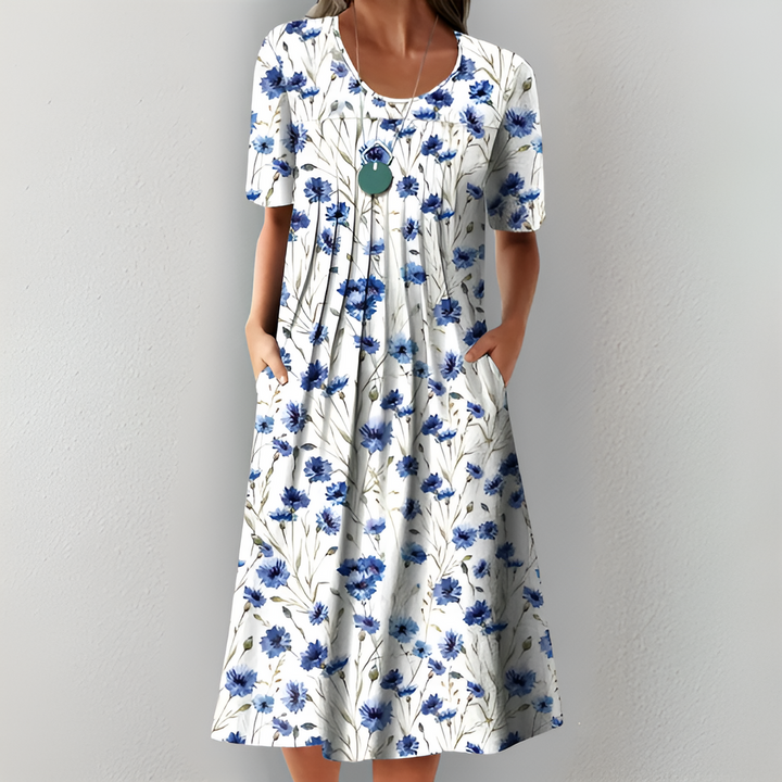 CHLOE – FLORAL MIDI DRESS