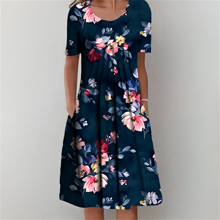 CHLOE – FLORAL MIDI DRESS