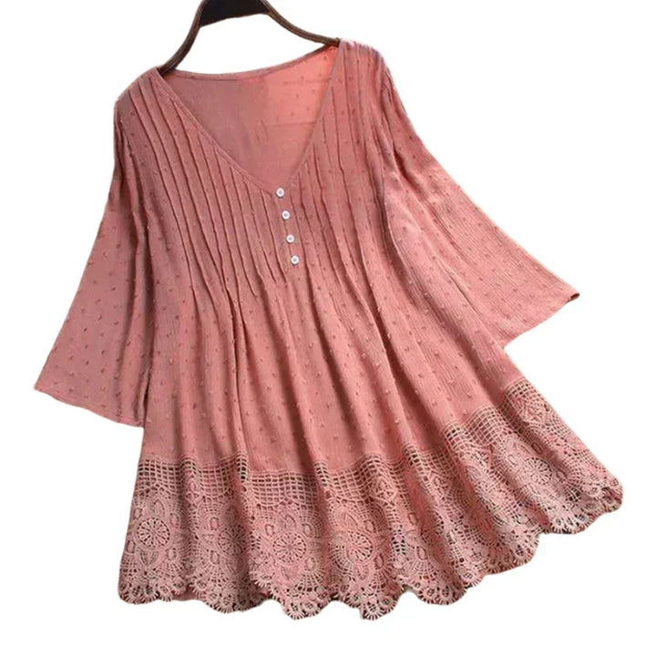 ELIANA – BOHO-INSPIRED DRAPED BLOUSE