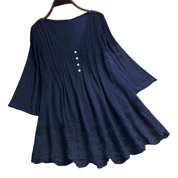 ELIANA – BOHO-INSPIRED DRAPED BLOUSE