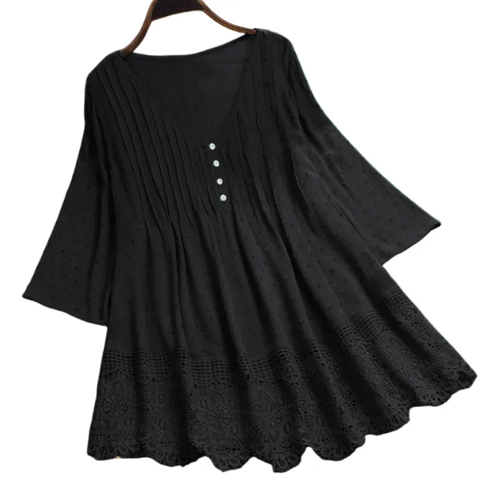 ELIANA – BOHO-INSPIRED DRAPED BLOUSE