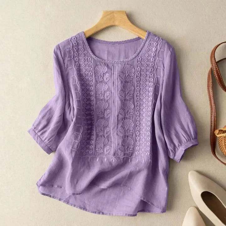 LIRA – EMBROIDERED BOHO BLOUSE