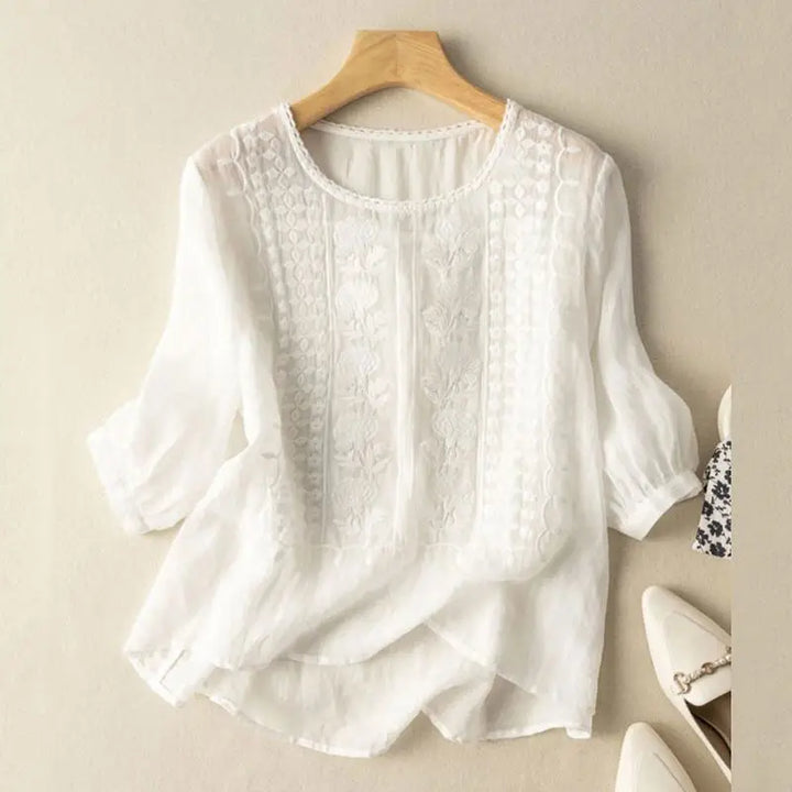 LIRA – EMBROIDERED BOHO BLOUSE