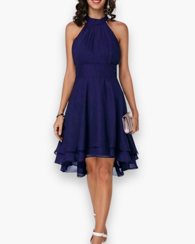 XANDRA – HIGH NECK OCCASION DRESS