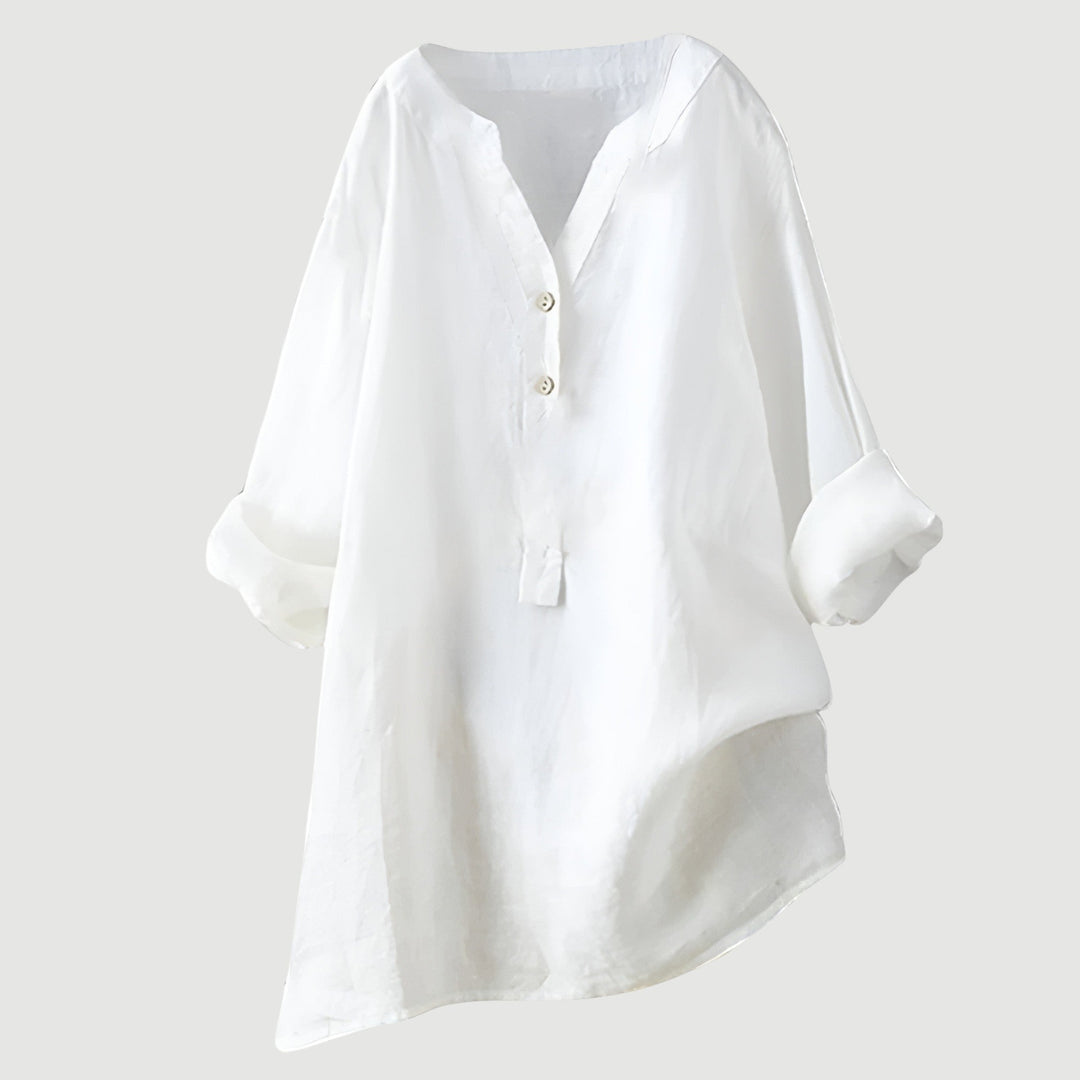 MAYA – COTTON BLEND BLOUSE
