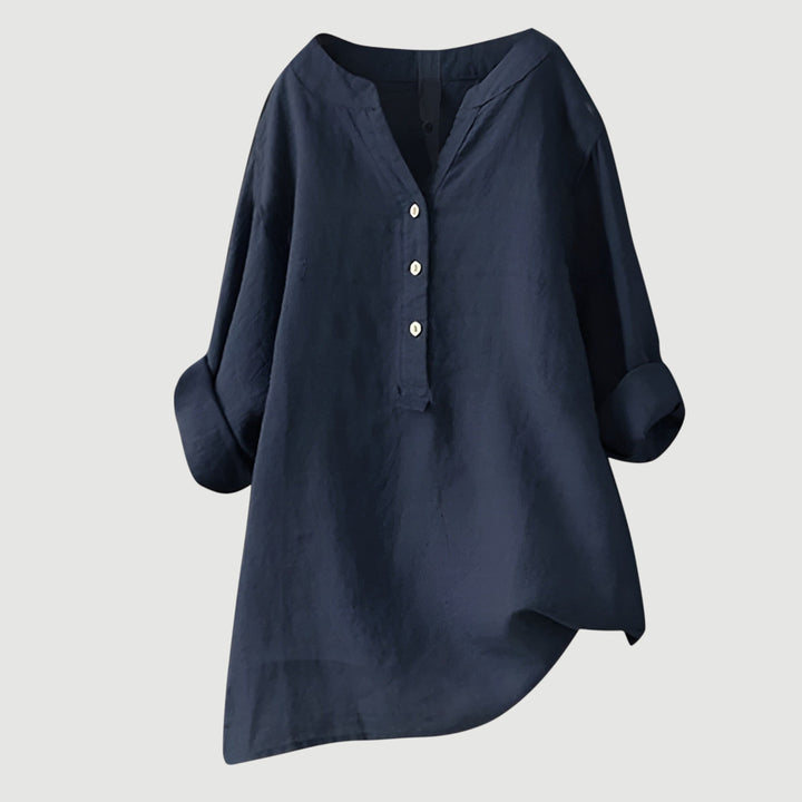 MAYA – COTTON BLEND BLOUSE