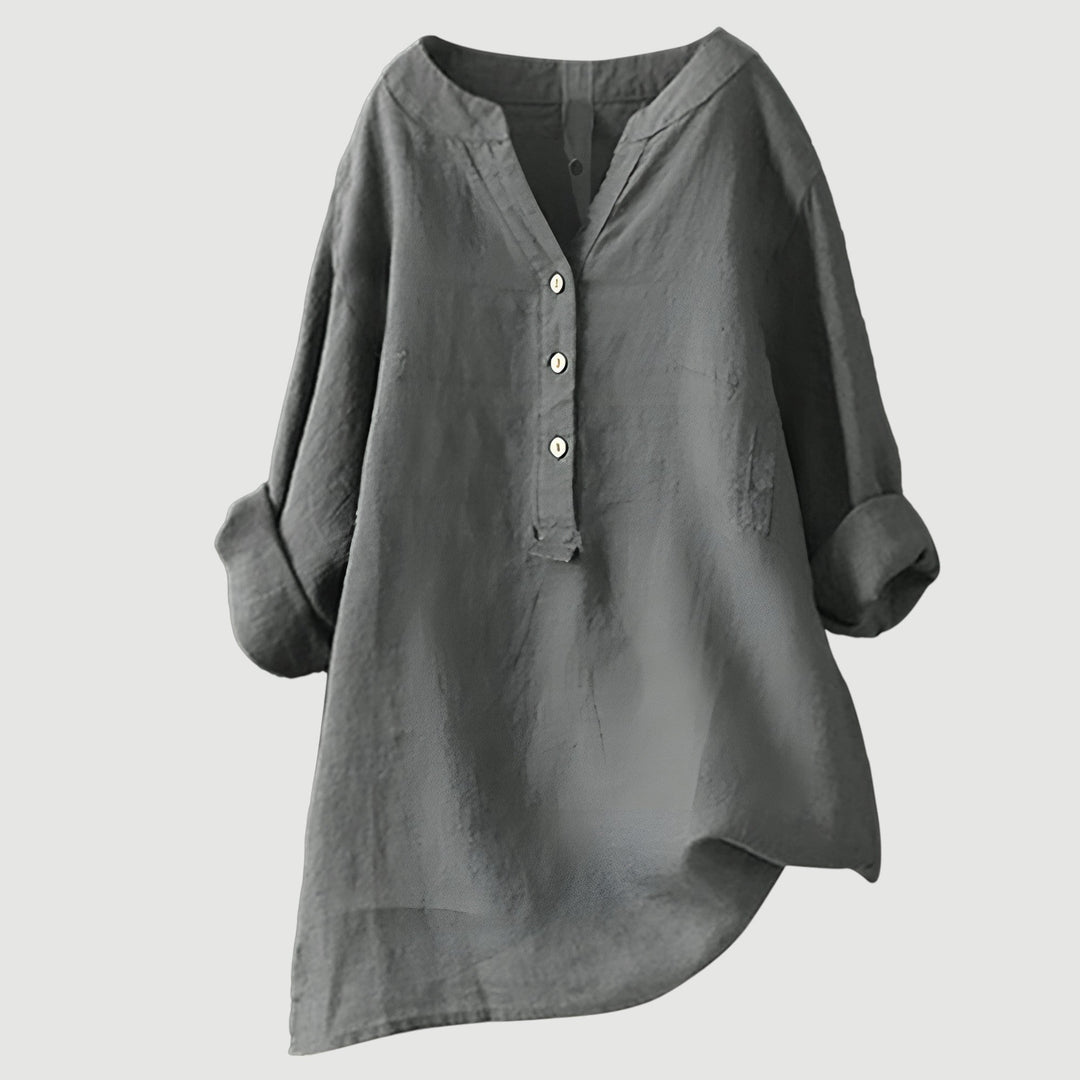 MAYA – COTTON BLEND BLOUSE
