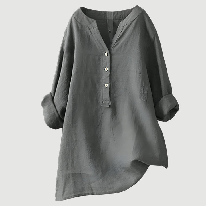 MAYA – COTTON BLEND BLOUSE