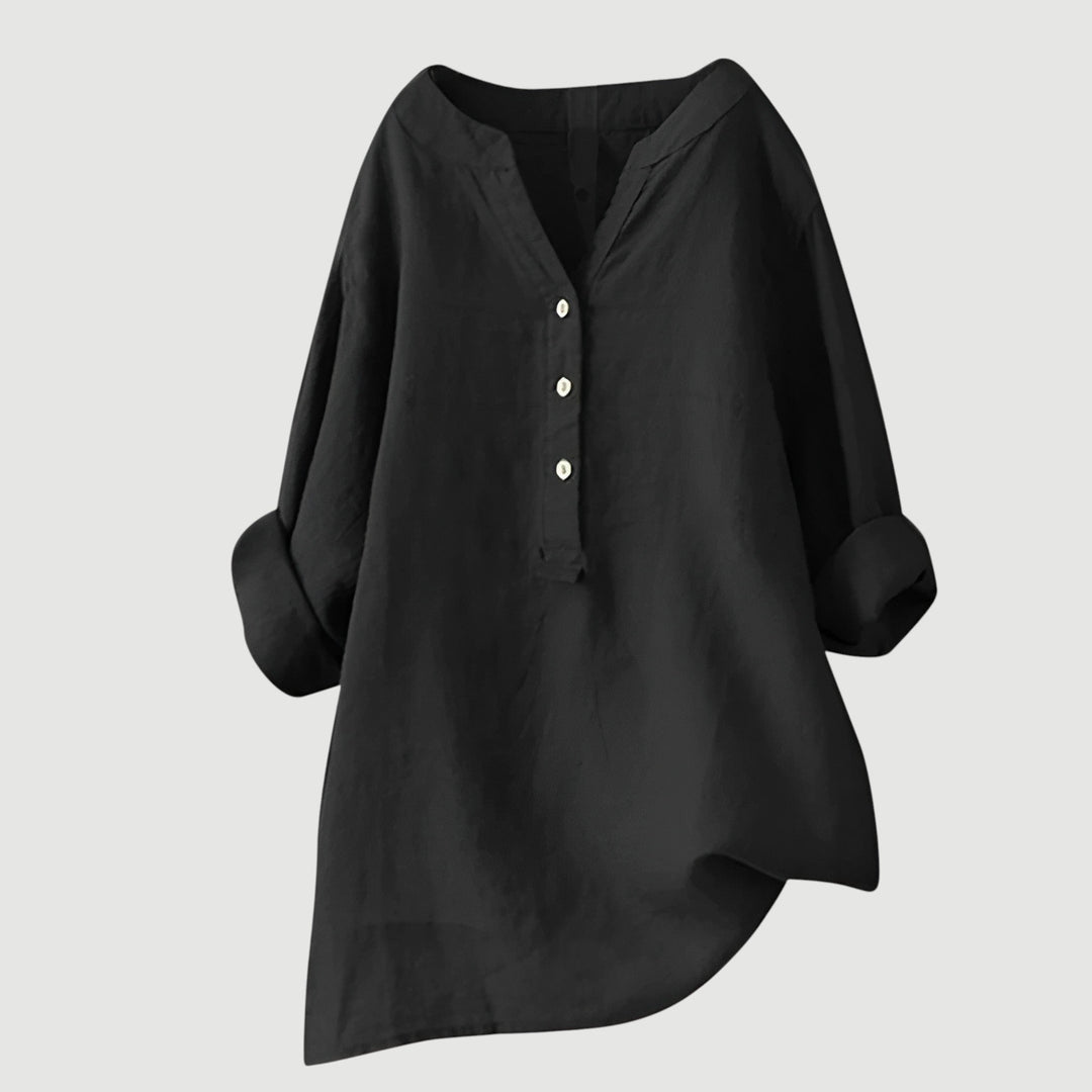 MAYA – COTTON BLEND BLOUSE