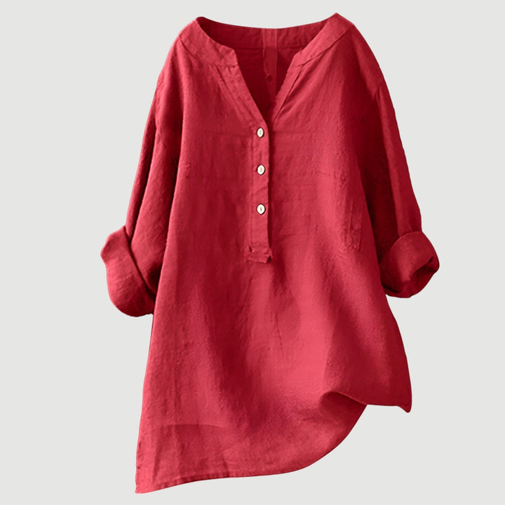 MAYA – COTTON BLEND BLOUSE