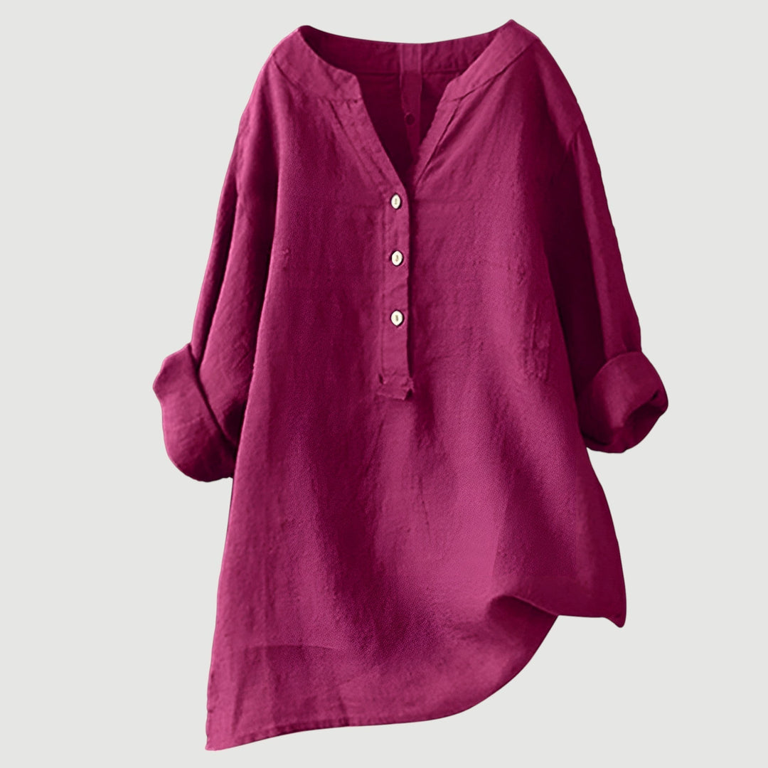 MAYA – COTTON BLEND BLOUSE