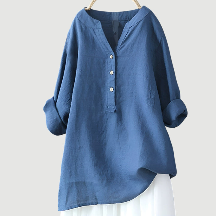 MAYA – COTTON BLEND BLOUSE