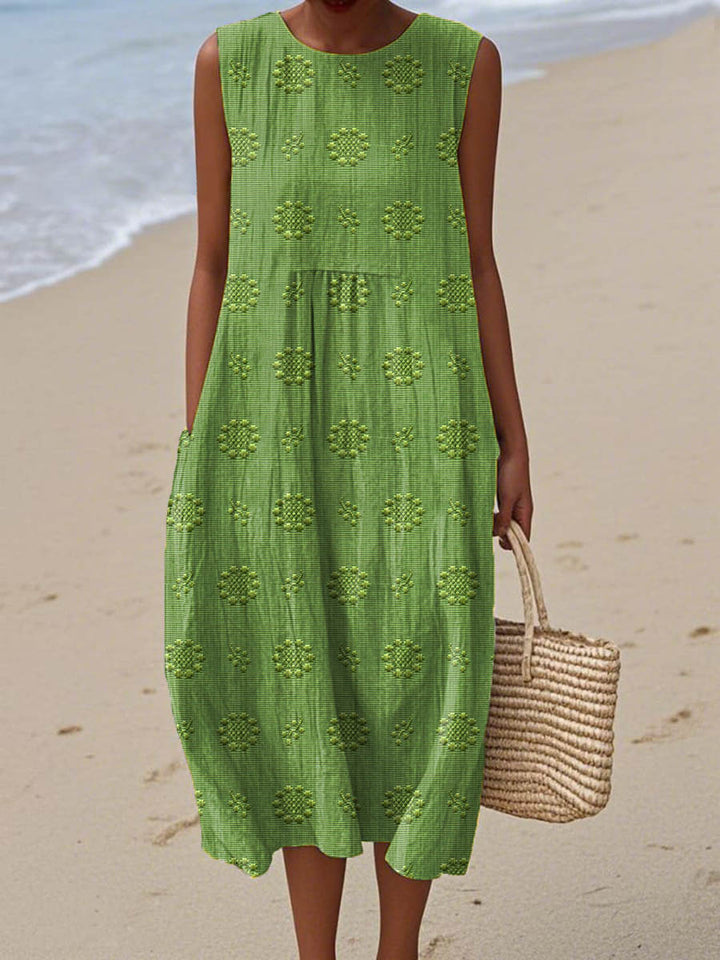 PAULA – SLEEVELESS SUMMER DRESS
